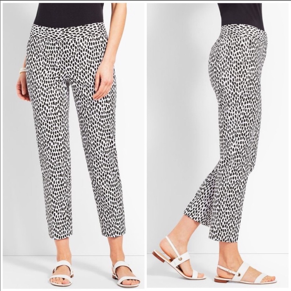 {Talbots} slim crop pants